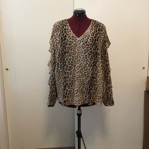 Leopard-Print Tunic by Calvin Klein